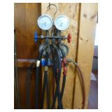 2pc Manifold Gauge & Hose Sets - HVAC & Auto