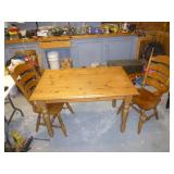 Mid Century Maple Dinette & Dining Chairs