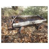 Antique Pull Wagon - Garden Wagon Display