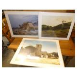 3pc Larry Dyke Signed Artist Proofs w/ COA