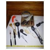 Kitchen Knives & Utensils - Box Lot / Some NEW