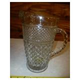 Mid Century Wexford Large Glass Pitcher