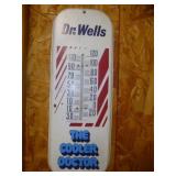 Dr. Wells 16" Metal Wall Thermometer
