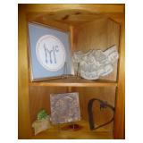 Home Decor & Display Stands Corner Shelf Contents