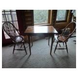 3pc Maple Dinette Breakfast Table Set