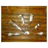 Large Metal "Windmill" Door Fan / Wall Decor