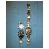 3pc Mid Century Seiko & Universal Wrist Watches