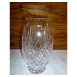 Tudor Crystal Wheel Cut Pineapple Pattern 13" Vase