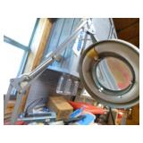 Metal Magnifying Fluorescent Goose Neck Work Lamp