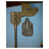 2pc US Military Folding Shovels Entrenching Tools