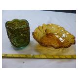 2pc Vintage Imperial & Indiana Carnival Glass