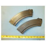 2pc Steel AK-47 30rd 7.62X39 Magazines