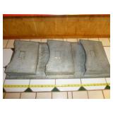 Galvanized Metal 3 Pocket Wall Organizer