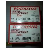 2 Boxes Winchester 12ga #7 1/2 Shot Shells 50rd