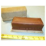 Antique Cast Metal Burial Vault Salesman