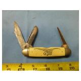 Keen Kutter Kattle Knife Vintage 3 Blade Stockman