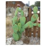 Metal Art Prickly Pear Cactus - Garden Art Cactus