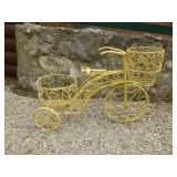 Wrought Metal Large Tricycle Plant Stand