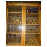 Contents of Kitchen Cupboard - Glass& Drink Ware