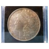 1921-D Morgan Silver Dollar Die Crack Error Coin