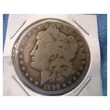 1896-S US Morgan Silver Dollar