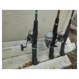 3pc Fishing Rod & Reel Combos