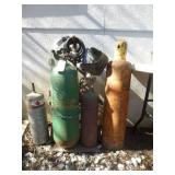 Torch Set with Gauges & Hoses, Welding Tanks, Etc