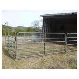 Metal Panel Livestock Corral with Gates