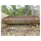 Antique Riveted Steel Stock Feed Trough
