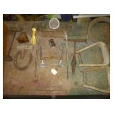 Barn Junk - Boot Scraper, Cowbell, Branding Iron++