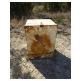 Vintage Steel Storage Box - Crate