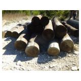 14pc - Corner Post 8ft Telephone Pole Sections