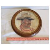 1979 John Wayne Tribute Porcelain Collector Plate