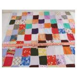 Vintage Hand Crafted Patchwork Quilt