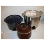 3pc Large Size Cook Pots / Stew Pots