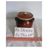 Oven Proof USA Mid Century Stone Ware Bean Pot