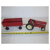 International Harvester Vintage Metal Tractor Toy