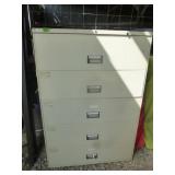 HON 5 Drawer Lateral Steel Filing Cabinet