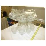 Wexford Mid Century Large Punch Bowl Set