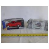 2pc Die Cast Metal Ford & Chevy Truck Models