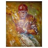 Original Oil On Canvas 'A. Veccio' Artist Signed