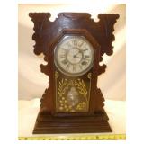 Ansonia Antique Gingerbread Pendulum Mantel Clock