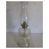 Vintage Glass Oil Lamp / Hurricane Lamp