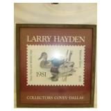 1981 Larry Hayden TPW Waterfowl Stamp Print
