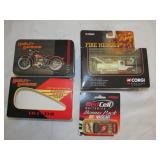 Harley Playing Cards & 2pc Die Cast Model Cars