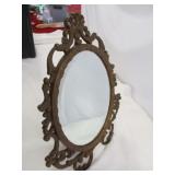 Antique Rococo Style Bevel Glass Vanity Mirror