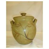 Mid Century Stone Ware 10' Cookie / Biscuit Jar