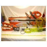 3pc Electric Limb Cutter, Chainsaw & Trimmer