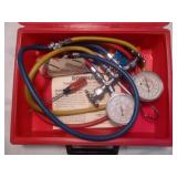 Robinair AC / HVAC Side-Wheel Manifold Gauge Set