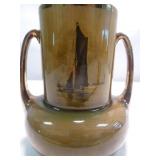 Ridgways Royal Vistas Ware Antique Pottery Vase